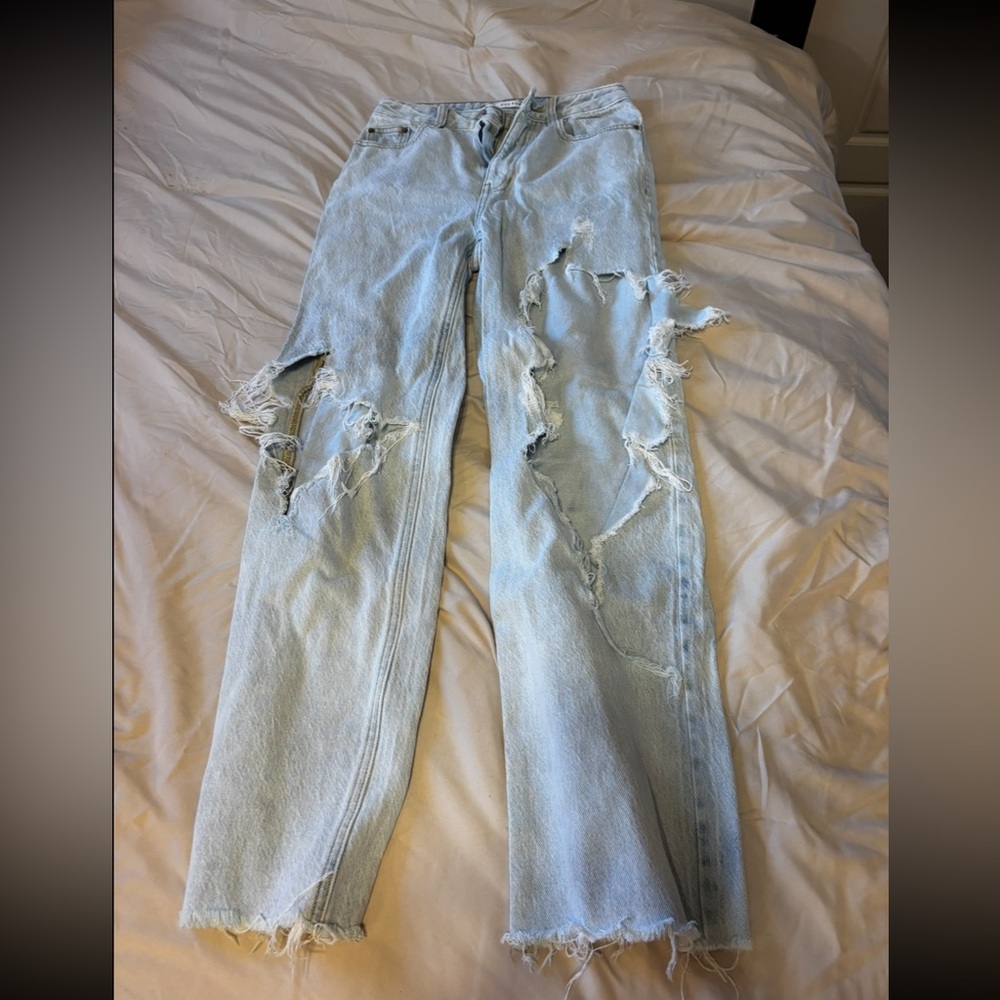 Pacsun Distressed Light Blue Jeans size 25